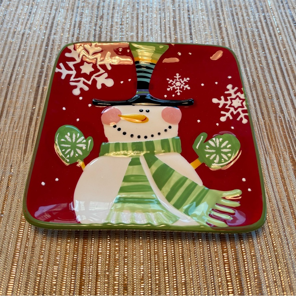 Snowman Plate